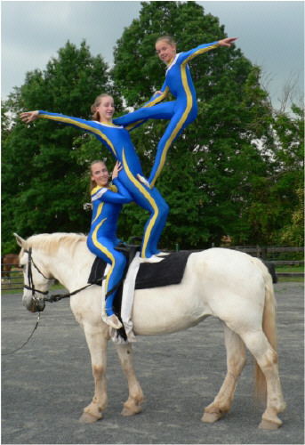 Katie, Evelyn and Christine on Tessie